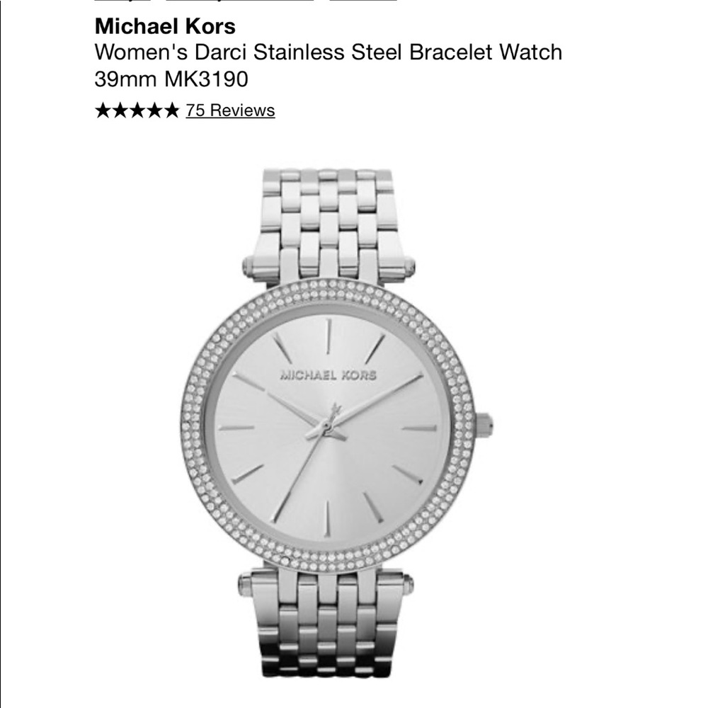 Woman’s authentic Michael Kors watch